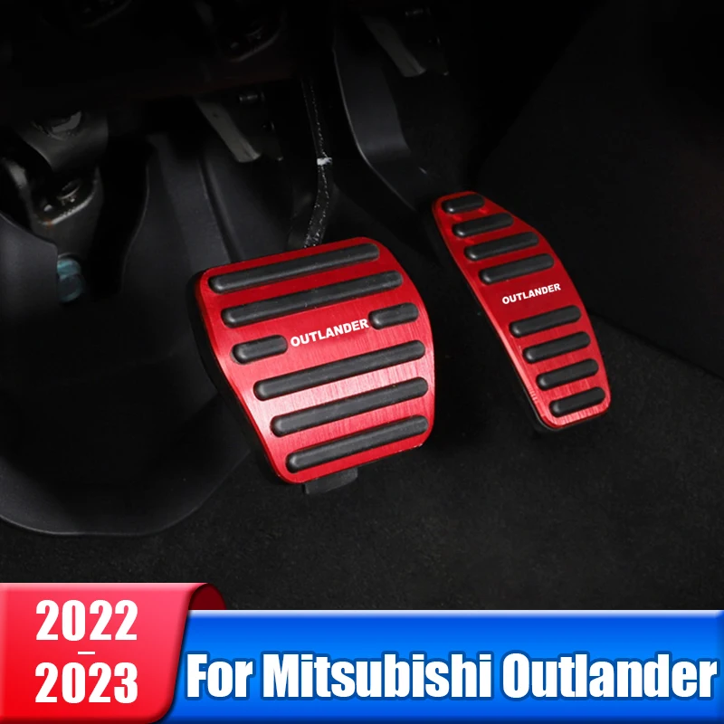 Copertura Del Pedale Del Freno Del Pedale Dell'Acceleratore Del Carburante Per Auto In Alluminio Per Mitsubishi Outlander 4 Mk4 Iv 2022 2023 2024 Acce
