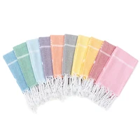 Premium Turkish Cotton Towels Soft and Luxurious Bath Hand and Face Towel Set Striped Towel Rectangular Tablecloth Bathroom set 1