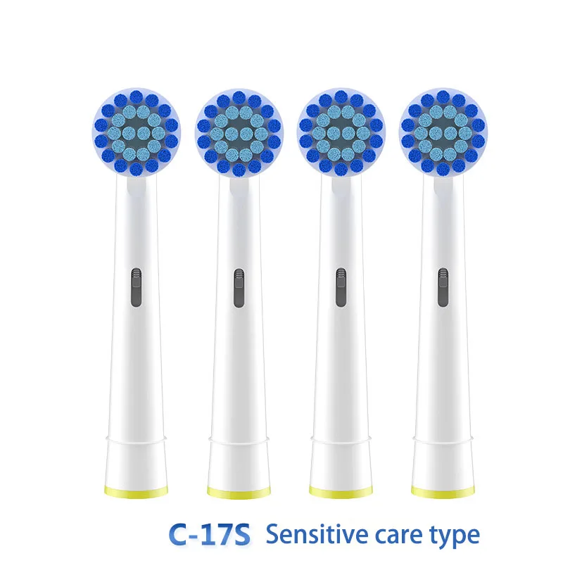 Toothbrush Heads 4Pcs Replacement Nozzles Oral b Electric Advance Power Pro Health 3D Excel Vitality Interclean Triumph