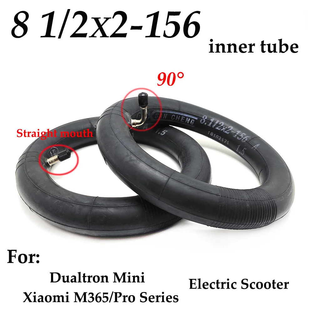 8 1/2X2 Camera D'Aria 8 1/2X2-156Mm Gomma Butilica Pneumatico Interno Per Xiaomi Mijia M365/Pro Serie Scooter Elettrico Ruota Pneumatica Parte