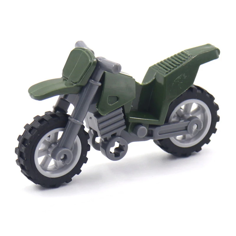MOC WW2 milare Husky Tsv auto blindata Building Blocks soldati brannici veicolo eserco figure armi accessori mattoni giocattoli per bambini  26