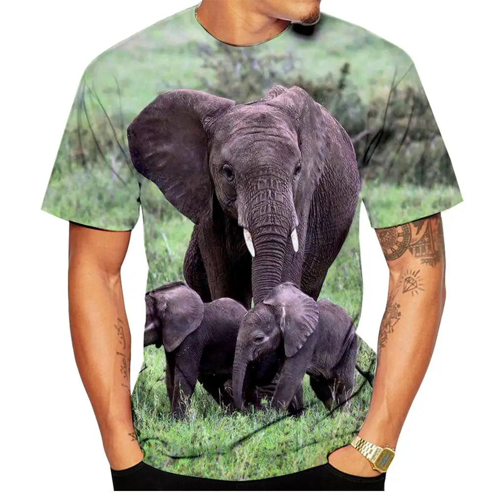 アニマルプリント半袖T(elephant) アニマルプリントTシャツ – 古着屋Top of the Hillのネット通販