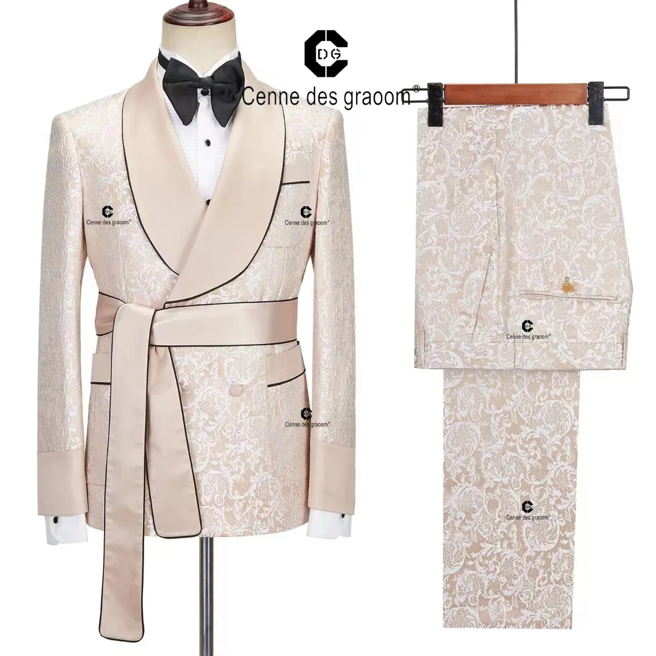 latest Men Suit2-piece suit fall cardigan small suit belt Casual banquet host multi-color optional