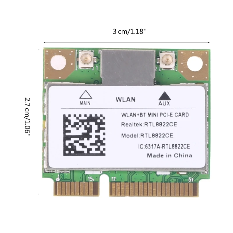 무선 네트워킹 카드 무선 2.4G/5Ghz 1200Mbps 호환 5.0