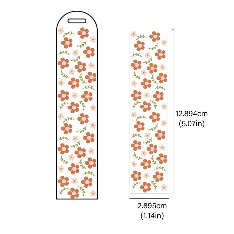 5pcs 1.14*5.07in Bookmark Wrap For Craft Pen Gift School Classroom Bookmarks