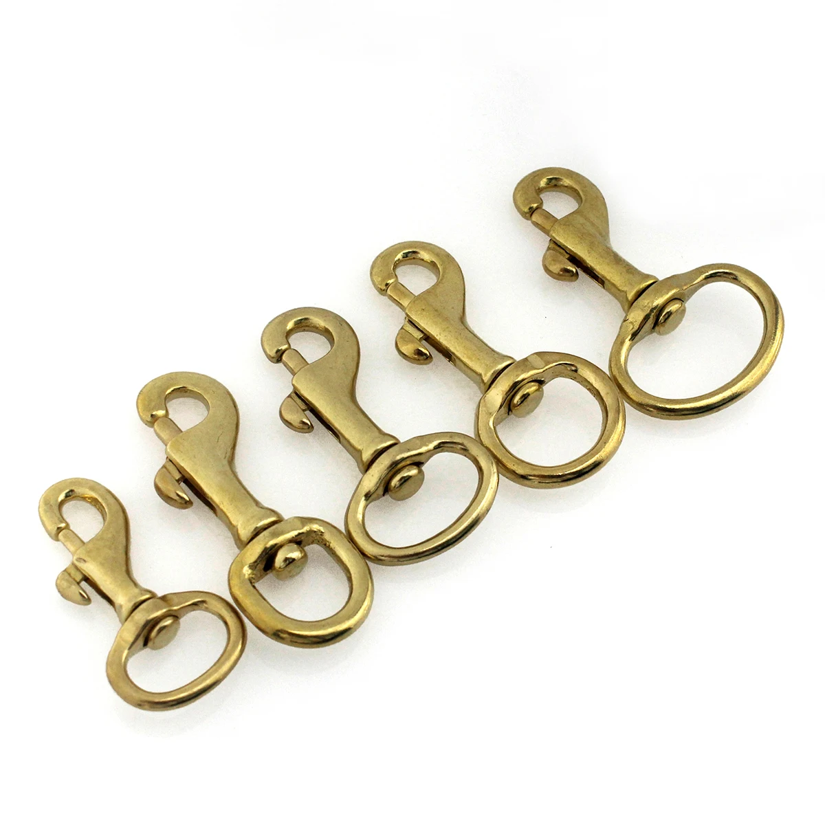 Solid Brass Trigger Swivel Eye Bolt Snap Hook 1piece, metal snap hook,snap hook