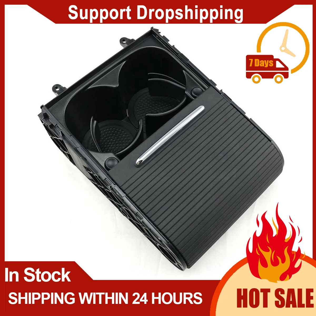 

Автомобильный подстаканник для центральной консоли, подлокотник для венецианских слепых напитков 3CD858329A, подходит для Vw Cc Passat B6 2006-2012