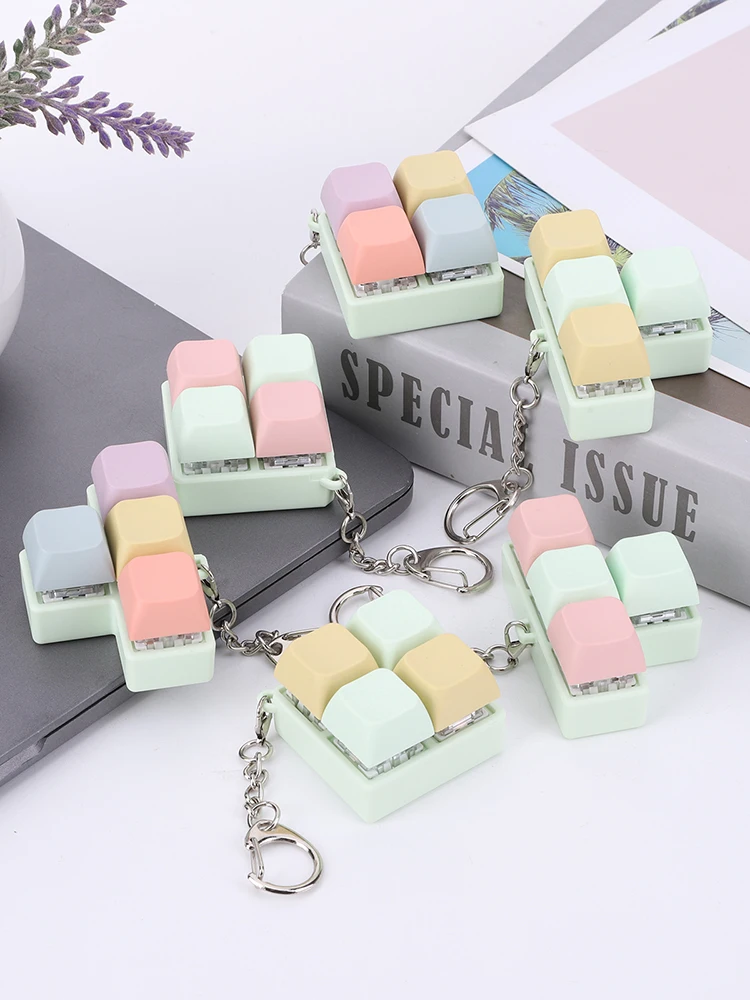 Compact Stress Relief Finger Fidget Keyboard Toy