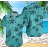 Summer Hawaiian 3D Animal Cranes Printing Shirts Palm Tree Graphic Short Shirts Men Fashion Harajuku Clothing Y2k Tops Blouses 4