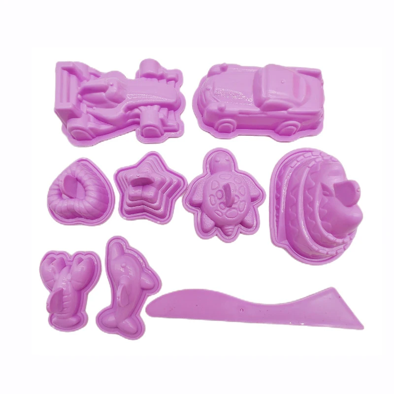 Baby DIY Slimes Accessories Toy Sand  Clay Tool Set Plasticine Modeling Soft Clay Kit Cutters Molds Educational toy for Children 5