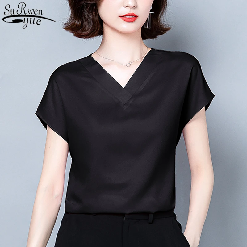 blusas femininas de verão 2019 blusas mulher elegantes Coreano Das Mulheres  Da Forma Camisas de Algodão Senhora do Escritório Blusa Blusas Mujer de  Moda 2019 Mu…