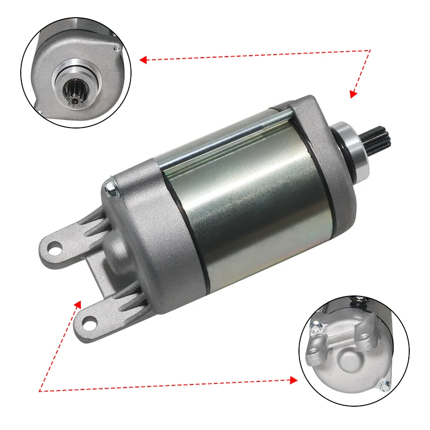 

12V Motorcycle Starter Motor For Arctic Cat ATV 250 DVX UTILITY 2X4 AUTO 2006-2010 For Can Am DS250 OEM:S31200-RB1-000 3304-274