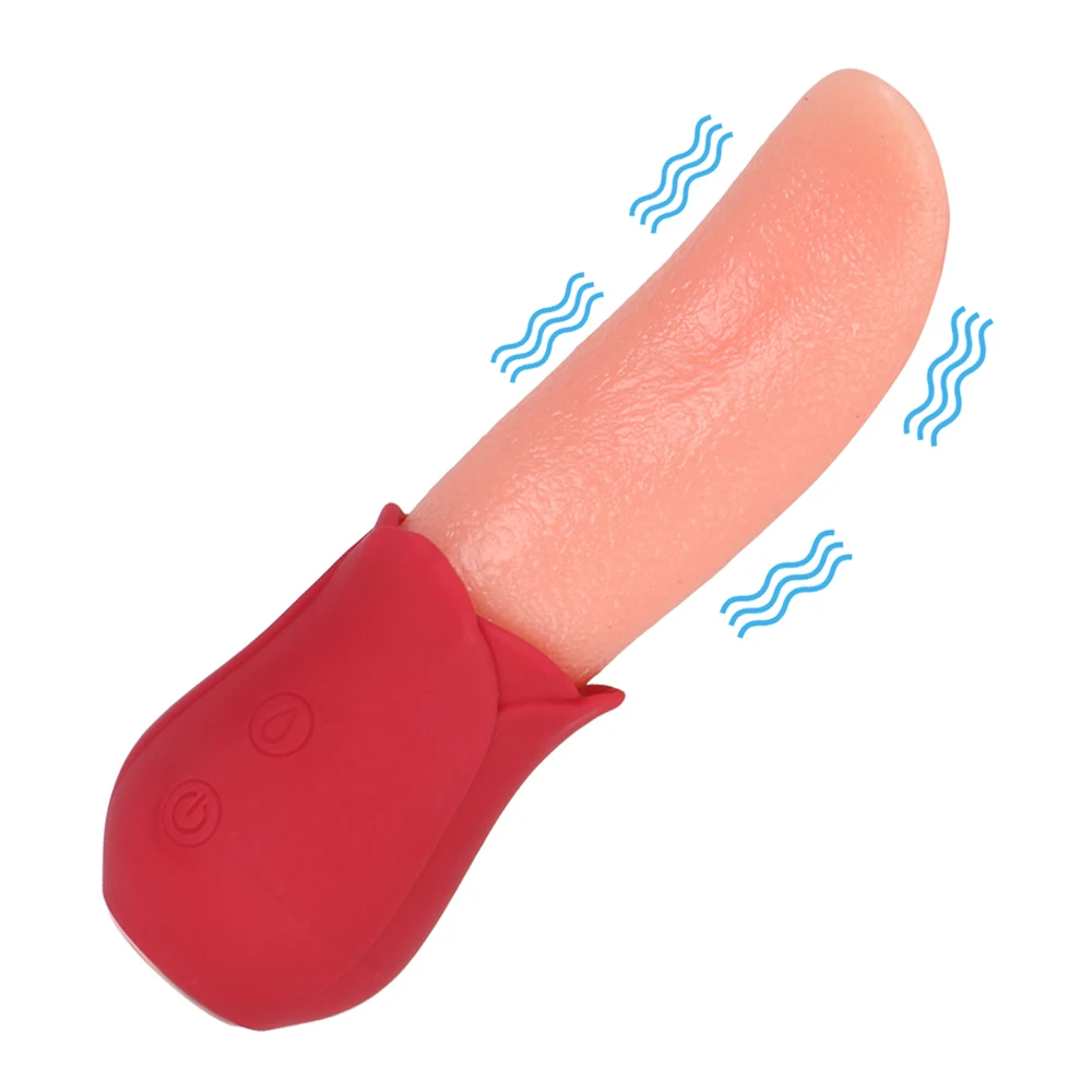 14 cm Tungaslickande Vibrator Bröstvårtan slickar Bröstförstoring För Kvinnor Clit l Analplugg Sexleksaker Kvinna_voghion.com