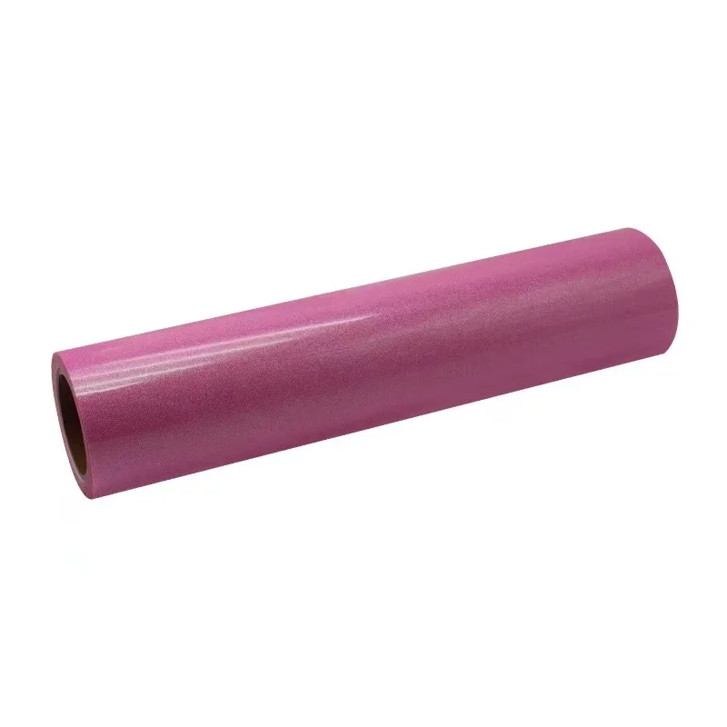 Color Glitter Heat Transfer Vinyl Film - Iron-On HTV for Heat Press and Cutting Plotter