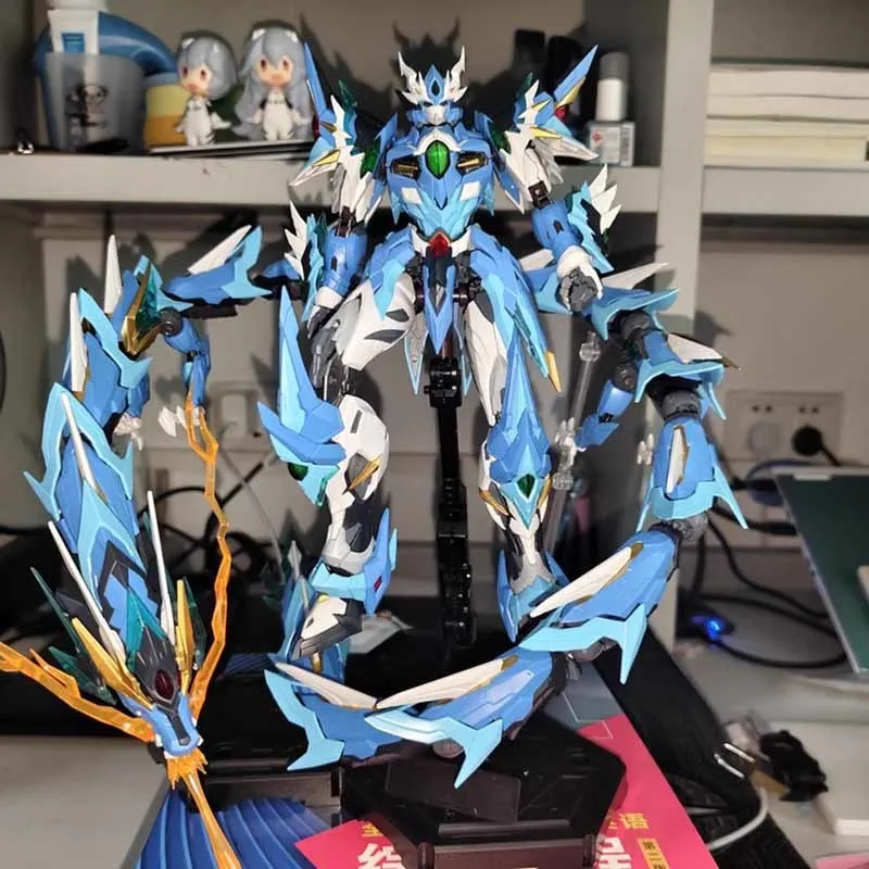Motor Nuclear Assemble Ao Bing Guo Chuang Mecha Alloy Skeleton Movable Model With Dragon Action Figures Collection Toys Gift