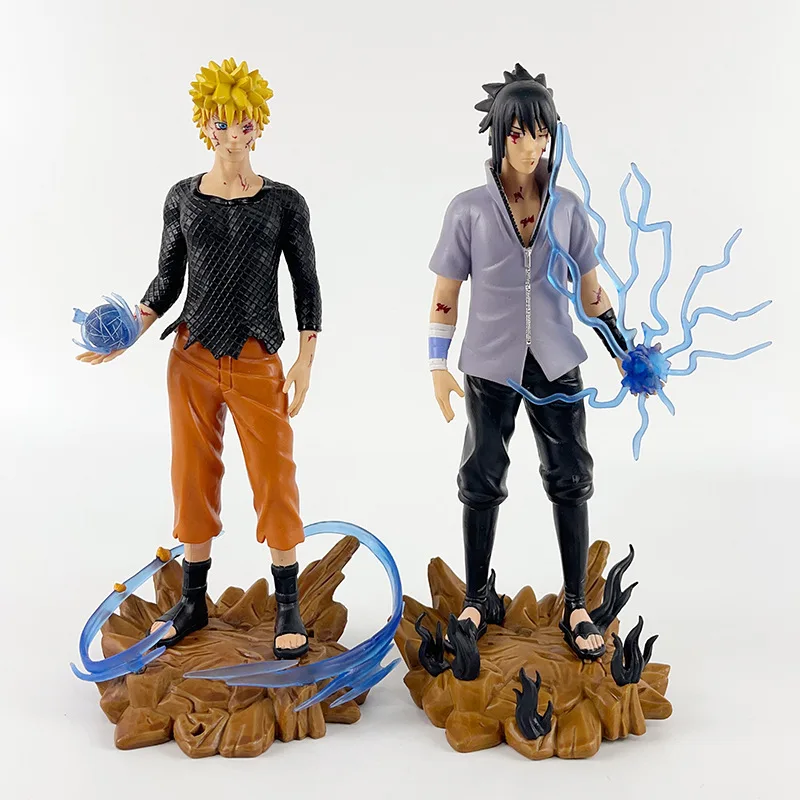 

Anime NARUTO Uzumaki Naruto Uchiha Sasuke Hatake Kakashi PVC Action Figure Collectible Model Toy Decoration Ornaments Gift BOX