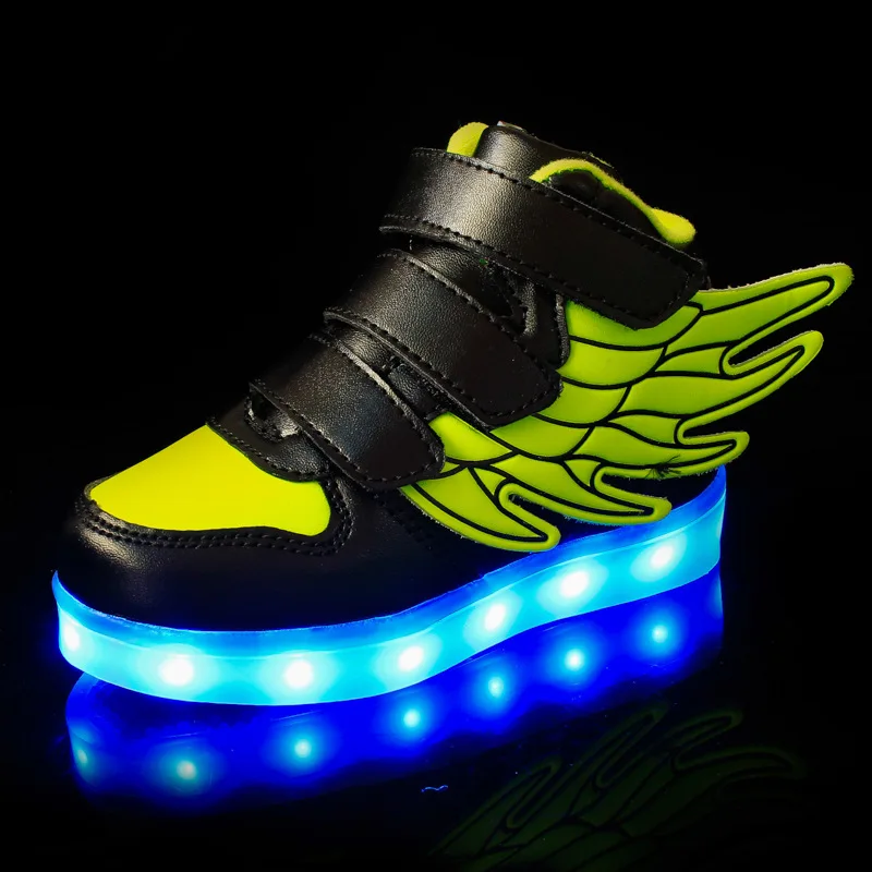 LED Light Up Shoes, Pink HT Wings