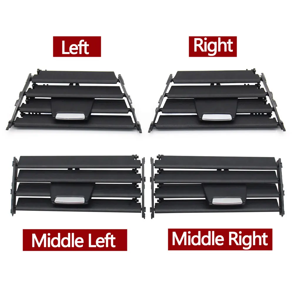 자동차 왼쪽 오른쪽 중앙 에어컨 AC 벤트 그릴 아울렛 수리 키트 BMW 3 4 시리즈 F30 F31 F34 F35 F32 F33 F36 F82 F83