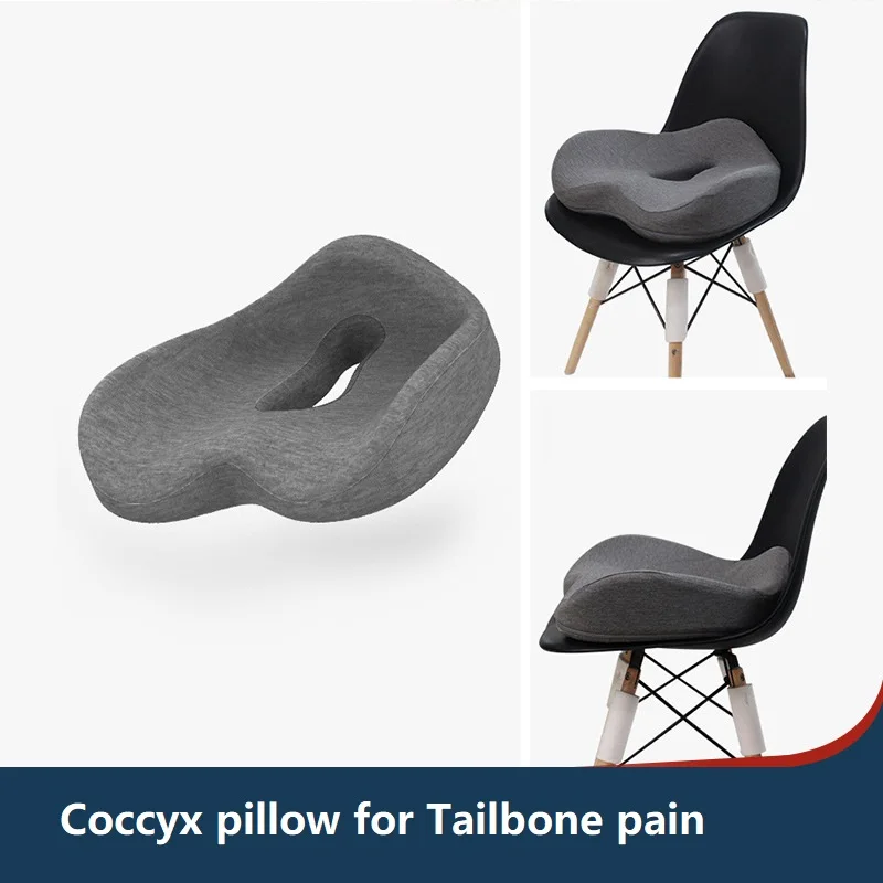 Seat Cushions for Office Chairs,Memory Foam Coccyx Cushion Pads for Tailbone  Pain,Sciatica Relief Pillow,Correct Sitting Posture - AliExpress