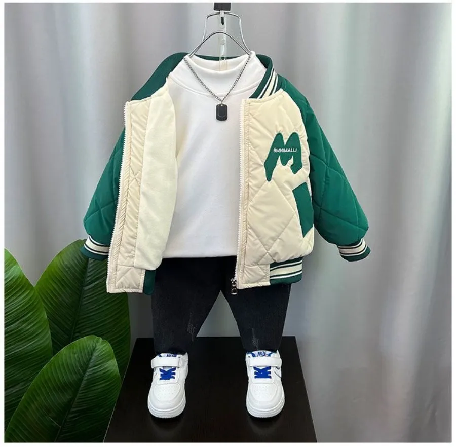 New Children Parkas Winter Jacket for Boys Girls Warm Top Coat Kids Thicken Velvet Jackets Baby Coats Soft Casual Outerwear
