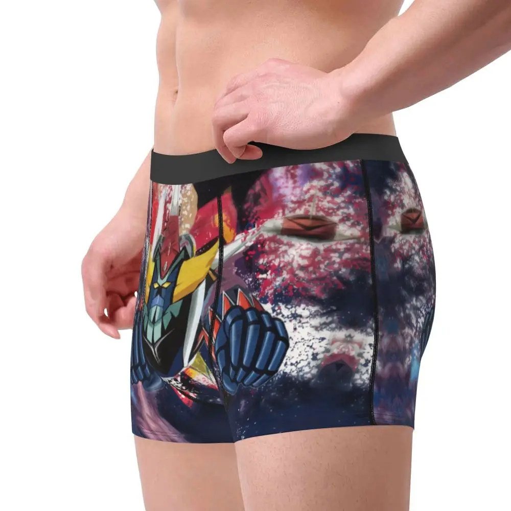 Description Picture 5 of itemCool Goldorak Grendizer Underwear Men Printed Customized Ufo Robot Anime Boxer Shorts Panties Briefs Soft Underpants