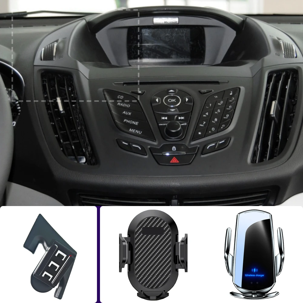 Wireless Charging Ford Transit Custom 2019 Phone Holder 2022 2023