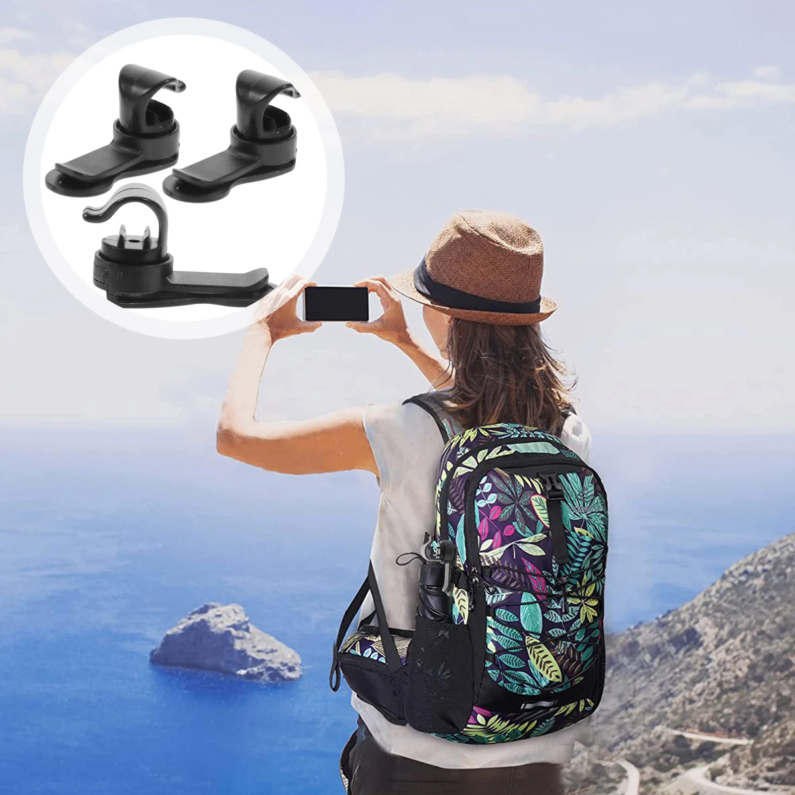 

Water Tube Clip Magnetic Bladder Clip Backpack Clips Outdoor Backpack Accessories Source Hydration Packs Water Bladders
