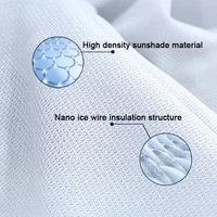 Fit For XPENG G6 2023 2024 2025 Colorful Ice Crystal Car Roof Sunshade Skylight Blind Shading Windshield Sunroof Cover Accessory 3