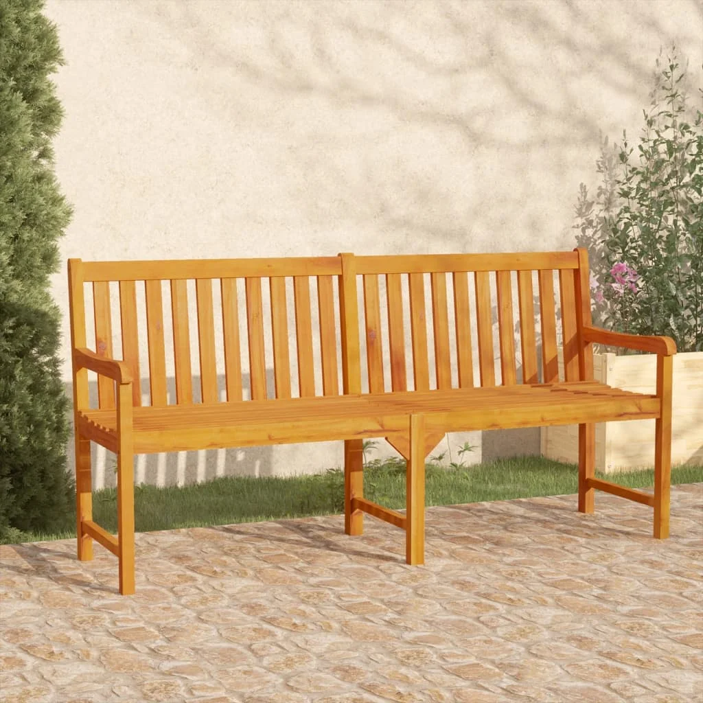 

Patio Bench 70.9" x 21.9" x 35.4" Solid Acacia Wood Outdoor Chair Porch Furniture