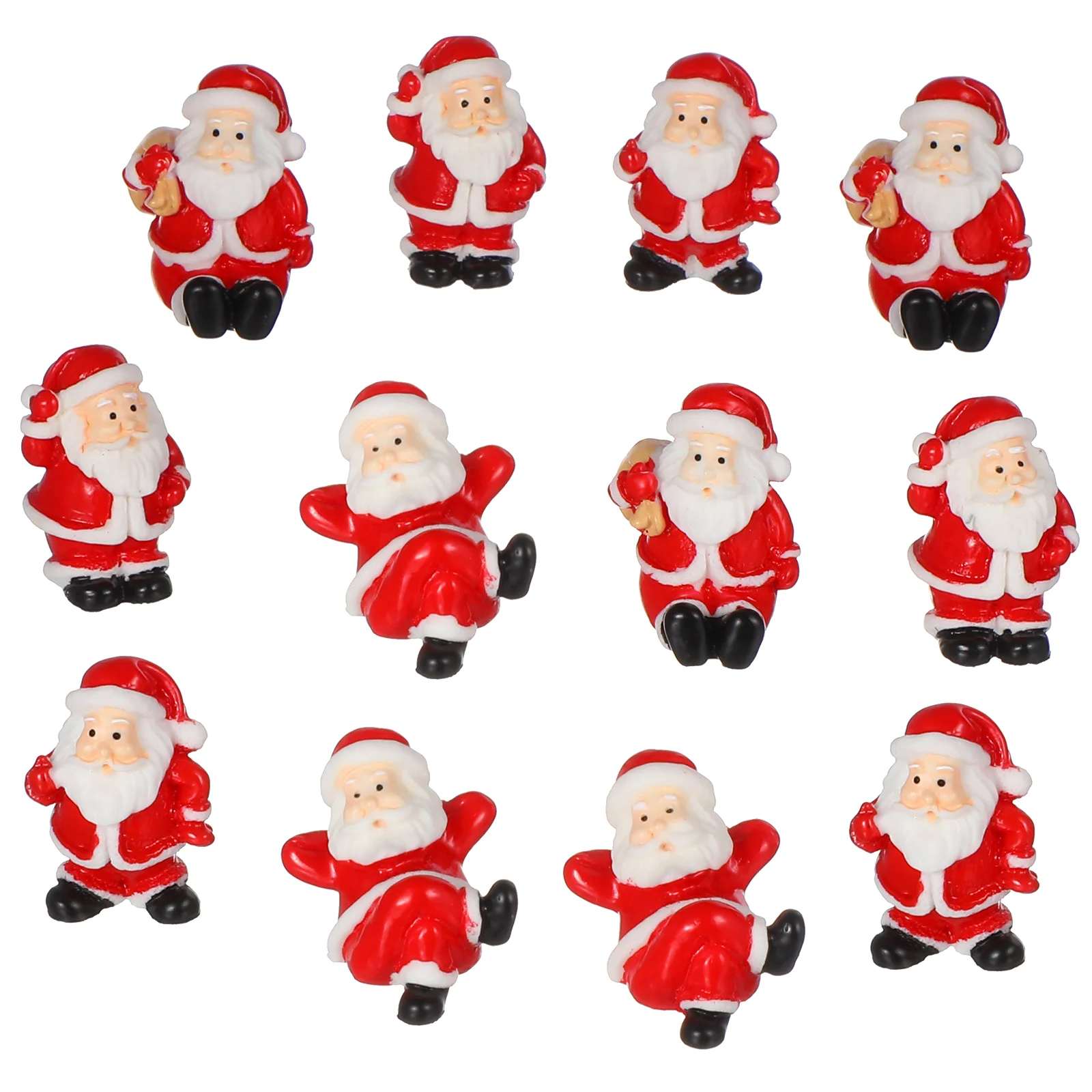 

Mini Christmas Micro Landscape Decor Christmas Santa Ornament Santa Landscape Statue Christmas Tabletop Decoration