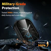 Étui pour Apple Watch 42mm 46mm 41mm 45mm 40mm 44mm, protecteur d'écran, couvercle de pare-chocs en verre trempé pour iWatch série 10 9 8 7 6 SE 3
