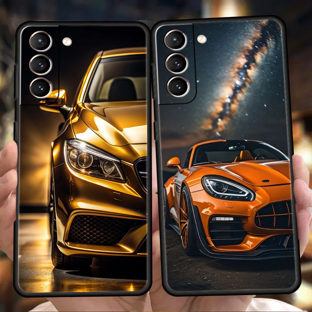 Luxury SUV Sports Car Silicone Phone Case - Sleek Design