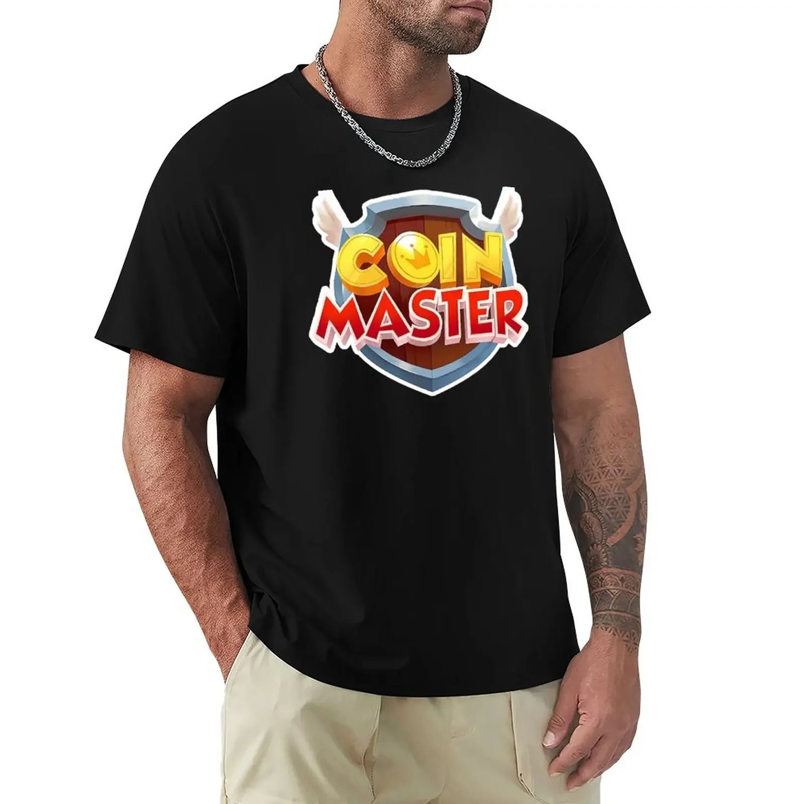 

Coin Master T-Shirt blacks customs design your own t shirt for men