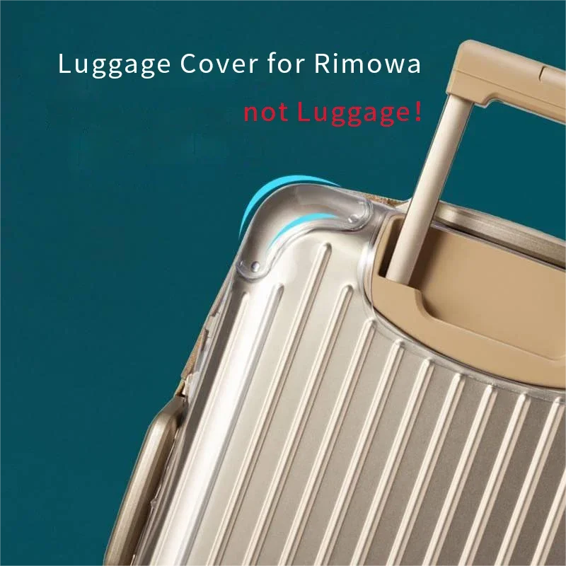 Applicable to Rimowa Original Protective Cover Transparent Rimowa Topas Luggage Cover 21 26 30 Inch 2
