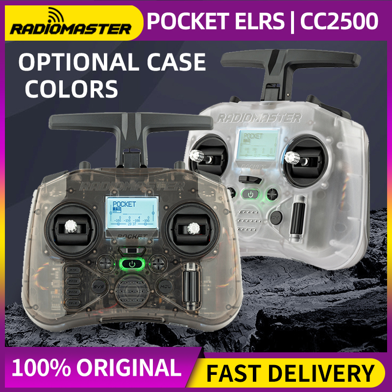 Radiomaster Pocket Radio Transmitter ELRS/CC2500 Hall Gimbal Portable Lightweight Remote Control For RC FPV Drone