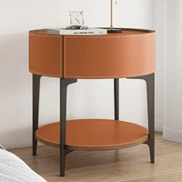 Table De chevet au Design Unique, esthétique moderne, Style italien De luxe, tiroirs De rangement, meubles De chambre à coucher 5