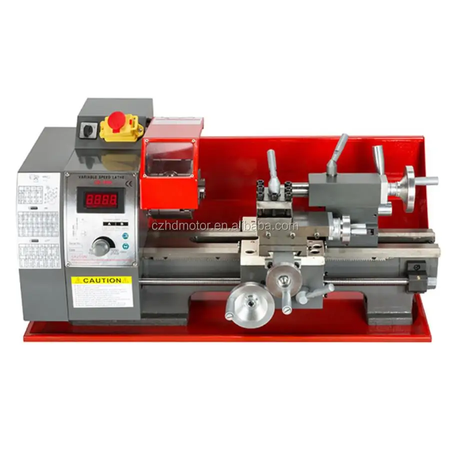 

Mini Metal Bench Lathe Machine,Small Lathe Price 180 600W with Variable Speed/