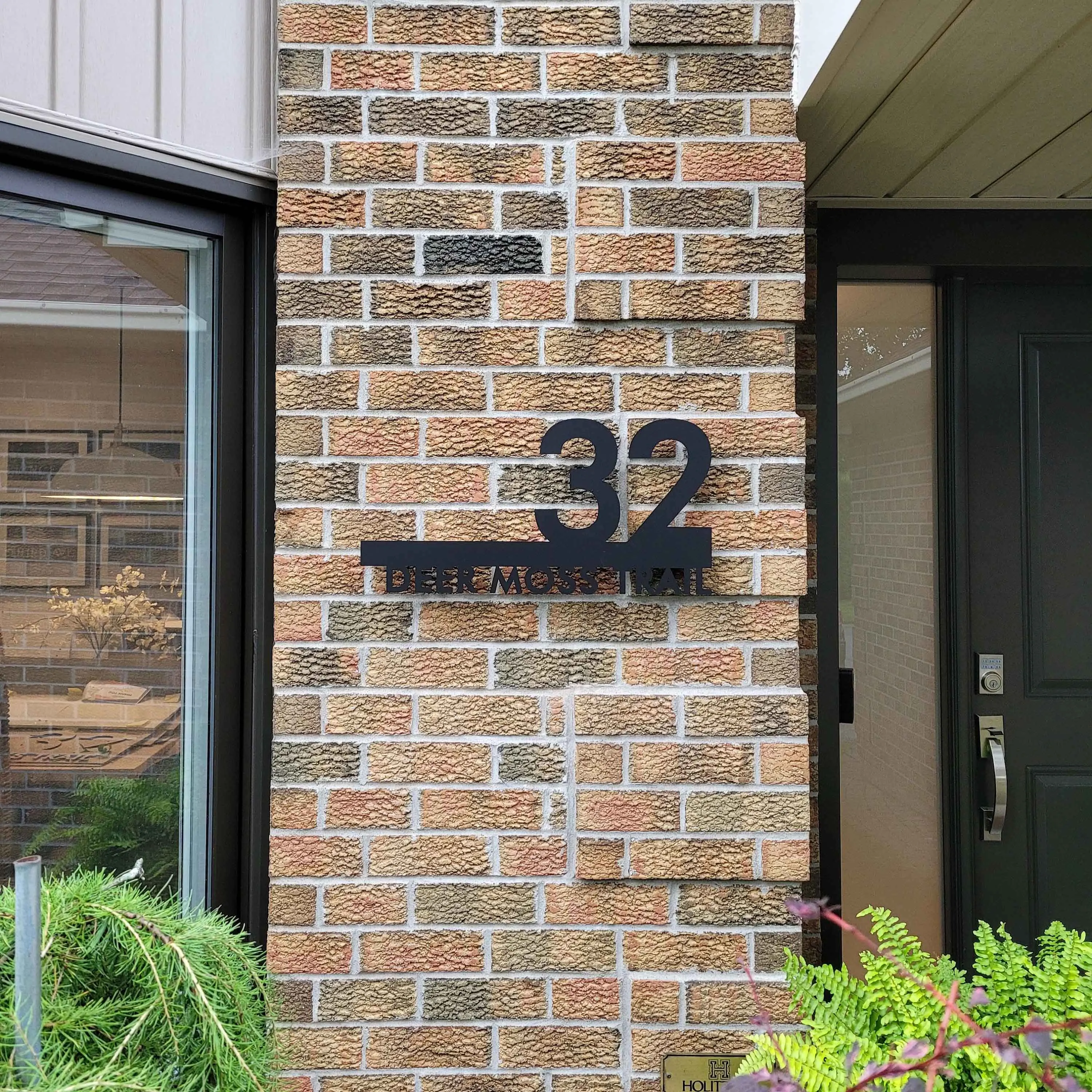 Modern House Number Plaque Door Plate Custom Floating 5MM Acrylic 3D Letters Street Name Address Sign Plate Outdoor Wall Art house number signs,house numbers,number plate,door signs,house wall plaques