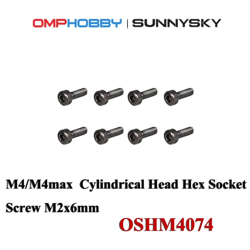 

OMPHOBBY M4 / M4max RC Helicopter Spare Parts Cylindrical Head Hex Socket Screw M2x6mm OSHM4074