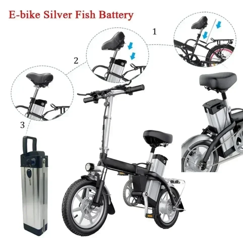 Air fast transportation New Full Capacity Power 18650 Lithium Battery 48V10ah-50ahBattery pack Suitable for Silver Fish 80-2000W 4