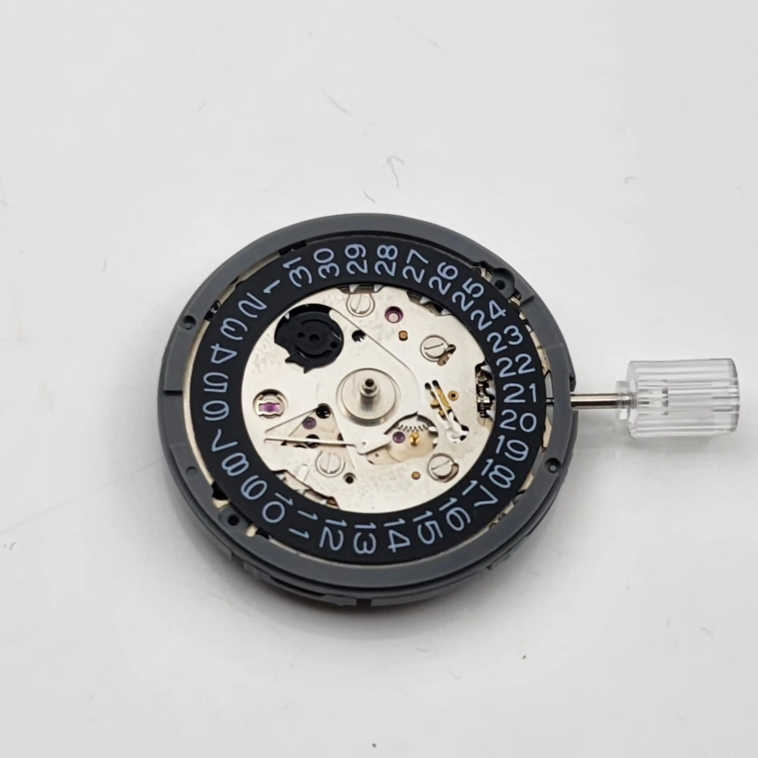 

Japan Seiko NH35A Premium Mechanical Movement NH35 Black Calendar Wheel 24 Jewelry 6 Points Calendar Display Self-Winding High