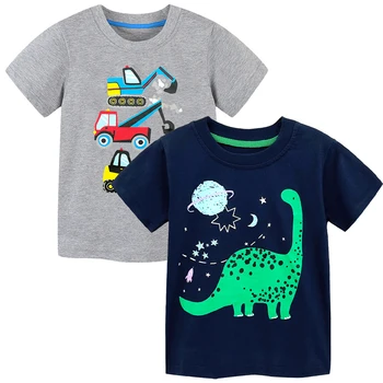 Baby Boys Summer Clothes Straight Rocket T Shirt