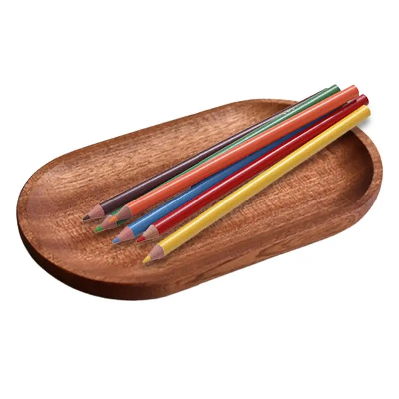 Natural Wood Serving Platter Decorative Tray