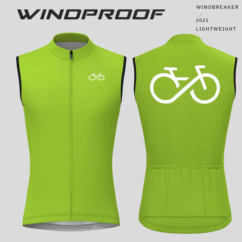 2023 Summer Cycling Vest Sleeveless Windproof Bicycle Vest MTB Bike