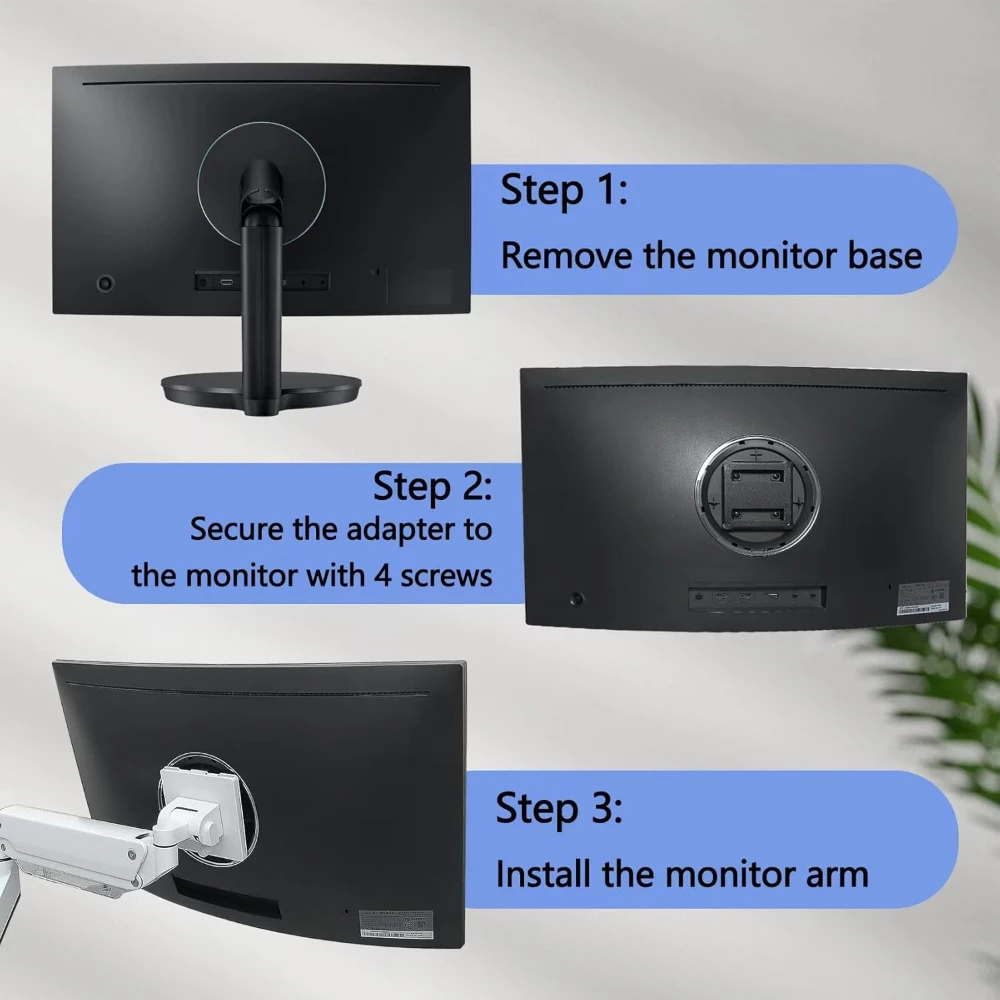 Compatible with Samsung Wall Mount VESA Adapter CFG70 24