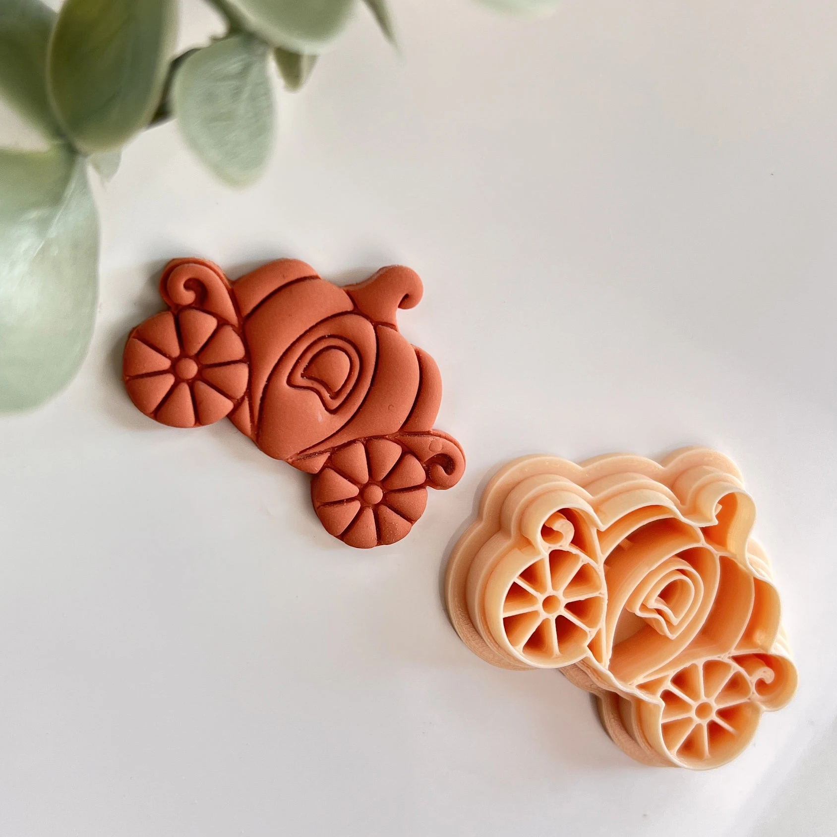 Polymer Clay Earring Cutter DIY Princess Shoes Carriage Jewelry Pendant Clay Mold Soft Pottery Earrings Crafts Cutting Tools