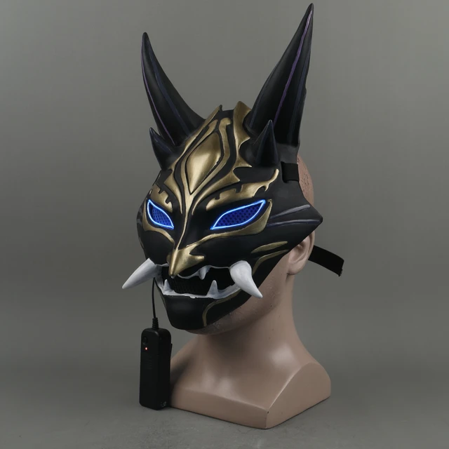 Game Genshin Impact Xiao Resin Helmet Cosplay Mask