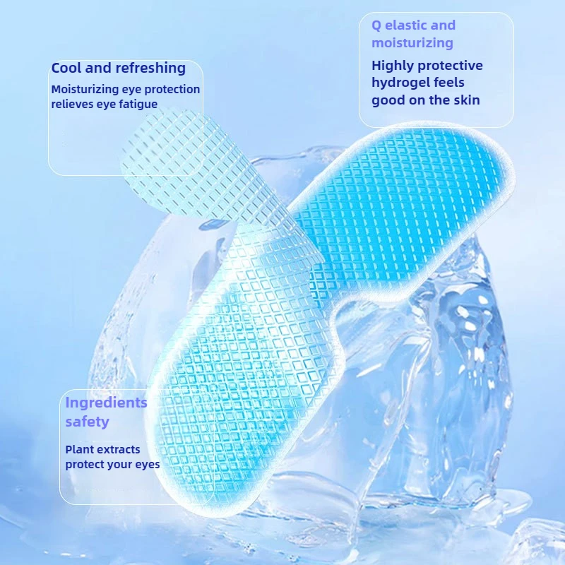 10/20/30 Pcs Box Hot Selling Disposable Ice Eye Patches Hydrogel Eye Protection Relieve Fatigue Herbal Cold Compress Eye Masks