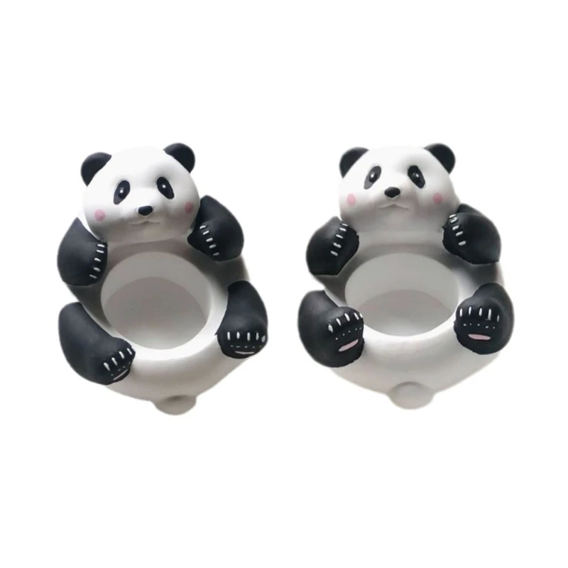 

3D Panda Holder Beautiful Gypsums Stand for Tealights and Room Decorations