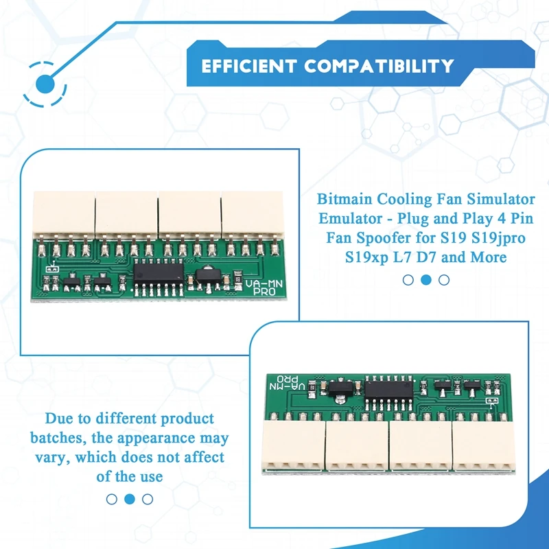 Bitmain Cooling Fan Simulator Emulator - Plug And Play 4 Pin Fan Spoofer For Antminer S19 S19jpro S19xp L7 D7 And More 5